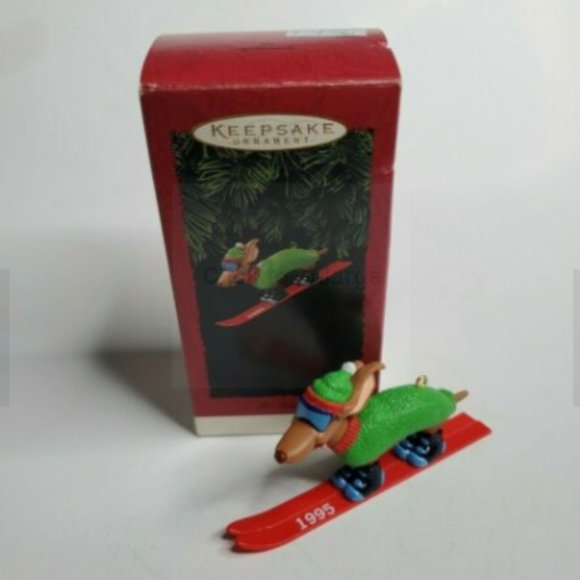 Hallmark Other - 1995 Hallmark Keepsake Ornament Ski Hound